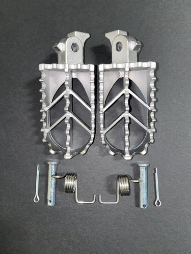 Footpegs- MX Style, Stainless Steel | P99-101